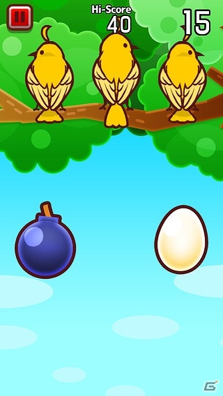 iOS/Android「エッグキャッチ！～爆弾とたまご～」が配信―次々と降ってくる“たまご”と“爆弾”を見分けてキャッチするミニゲームアプリの画像2