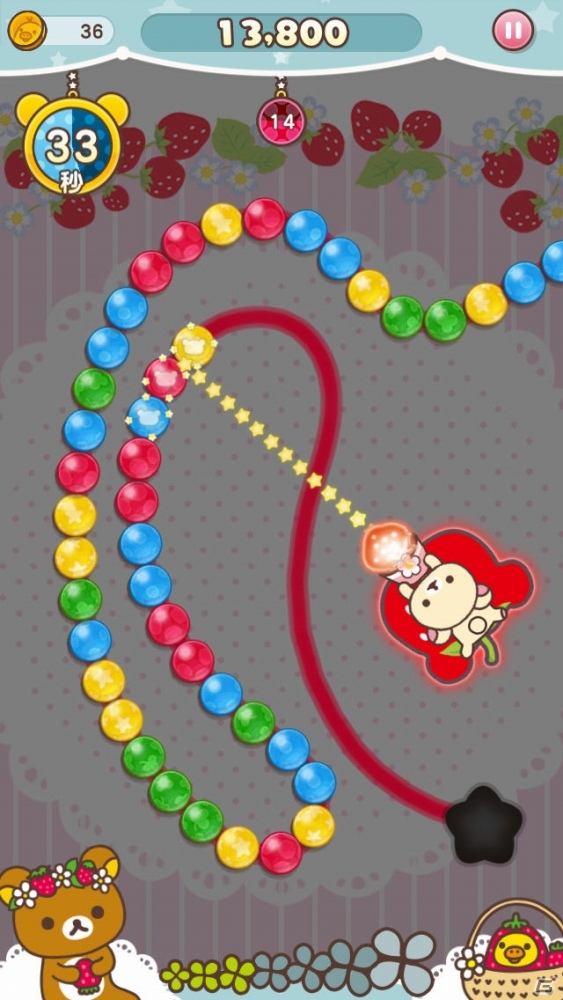 リラックマとLINE GAMEでパズル遊び！iOS/Android「LINE リラックマ ころろんパズル」事前登録がスタートの画像4