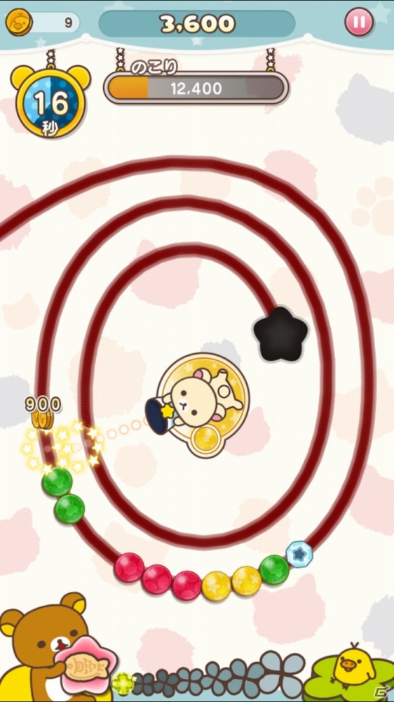 リラックマとLINE GAMEでパズル遊び！iOS/Android「LINE リラックマ ころろんパズル」事前登録がスタートの画像5