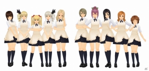 iOS/Android「スクールガールストライカーズ」×「ヤングガンガン」コラボ企画第2弾！漫画「WORKING!!」の限定コスチューム「ワグナリア制服」が登場の画像3