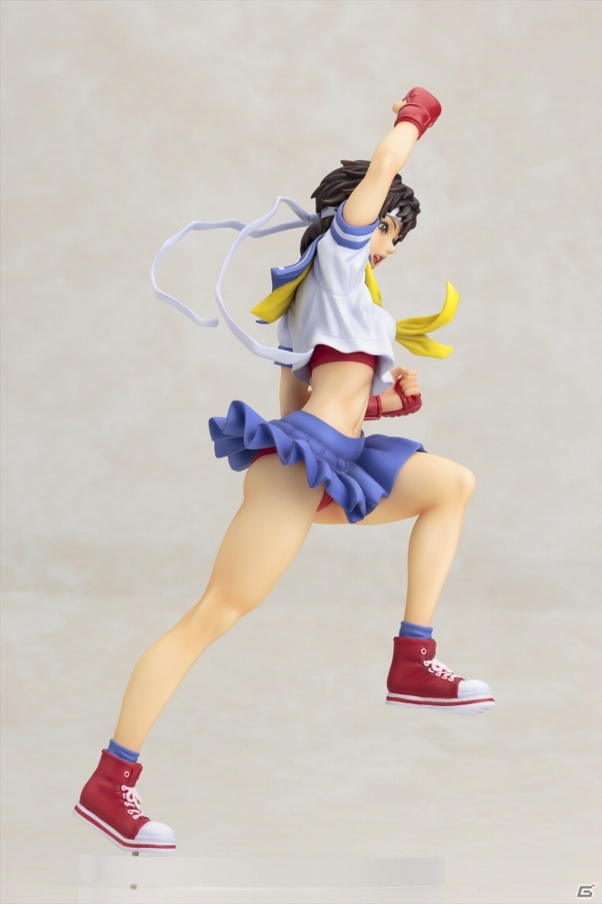 フィギュア「STREET FIGHTER美少女」シリーズ第4弾より女子高生FIGHTER「春日野さくら」が8月に発売の画像2