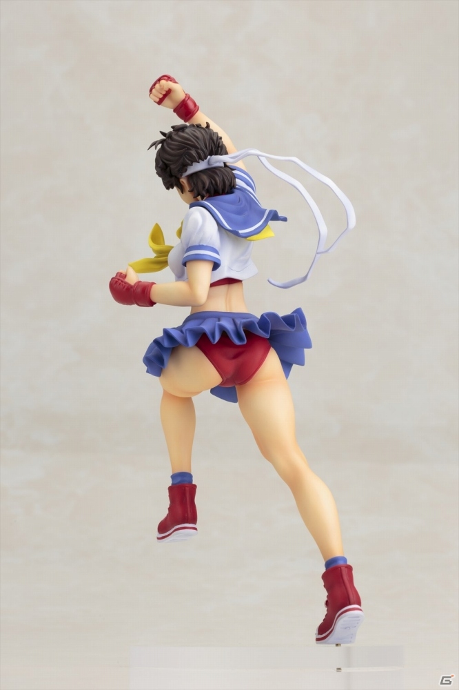フィギュア「STREET FIGHTER美少女」シリーズ第4弾より女子高生FIGHTER「春日野さくら」が8月に発売の画像3
