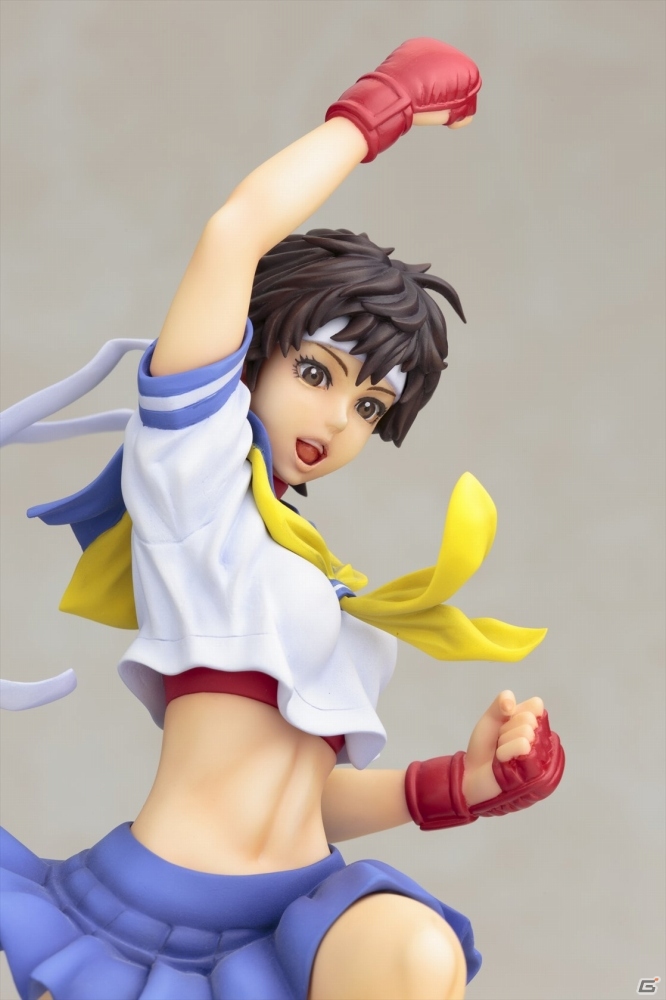 フィギュア「STREET FIGHTER美少女」シリーズ第4弾より女子高生FIGHTER「春日野さくら」が8月に発売の画像5