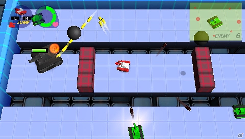 PS Vita「タッチバトル戦車SP」が配信―2種類の戦車を駆使して敵に立ち向かうアクションシューティングゲームの画像20
