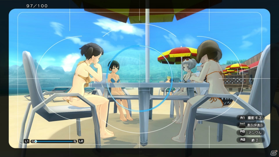 PS4/PS3「夏色ハイスクル★青春白書（略）」オープンワールドを舞台とした恋愛アドベンチャーならではのゲームシステムを紹介―激写を狙う“AAM”とは…？の画像14