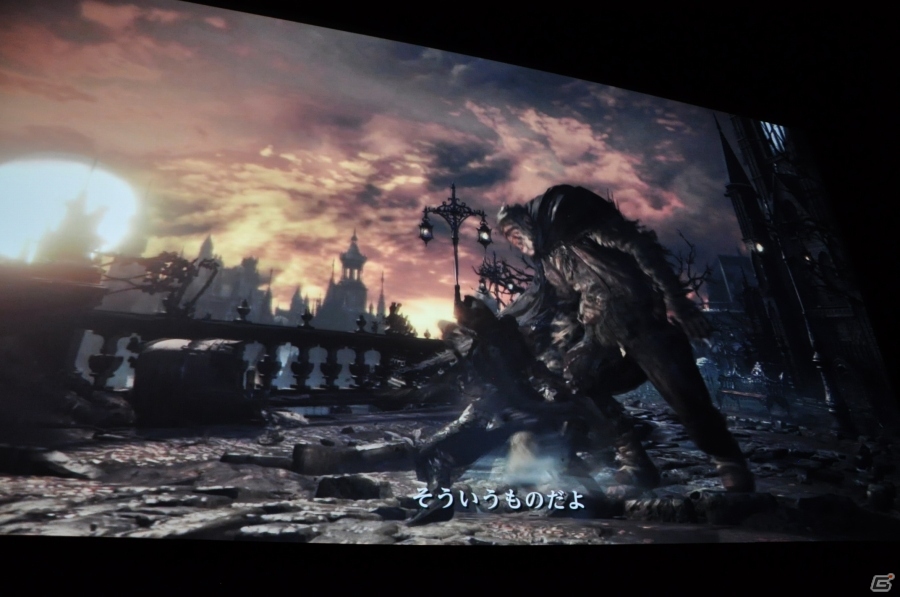 PS4「Bloodborne」完成発表会をレポート―巨大シアタースクリーンを使ったデモプレイ＆金子ノブアキさんが挑戦するTV番組も放送決定の画像16