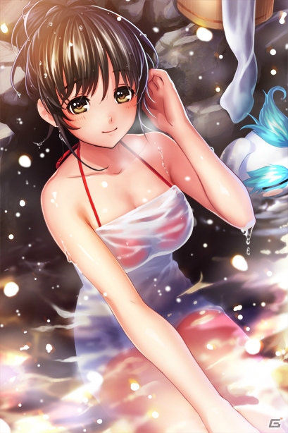 Android「ウォーターガール」初となる限定公開ストーリー付きイベント「温泉っていいですね」が開催！の画像8