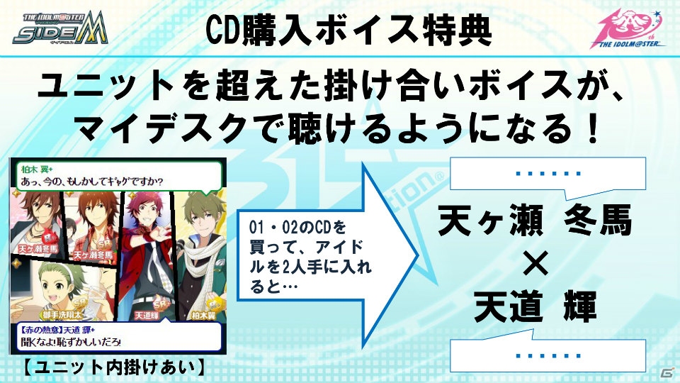 Mobage「アイドルマスター SideM」ゲーム内にボイスが実装！CD発売記念イベントの開催やWEBラジオの放送も決定の画像8