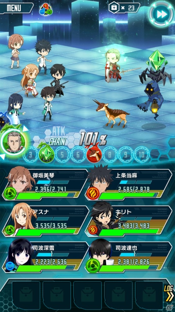 「魔法科高校の劣等生」×「とある魔術の禁書目録」×「ソードアート・オンライン」ゲームアプリでトライアングルコラボが開催！の画像22