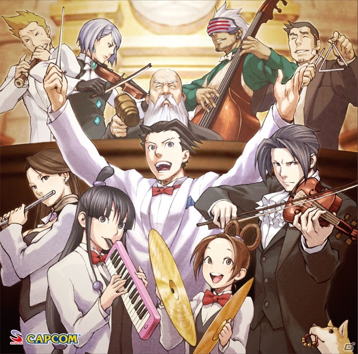 限定アレンジCDがリパッケージで復活！「逆転裁判 MEETS AGAIN～オーケストラ＆ジャズ～」が本日発売の画像1