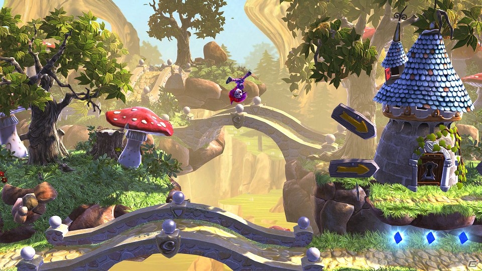 2種類の世界を切り替えて進む王道ファンタジーアクション―Wii U「ギアナシスターズ：ツイステッドドリームズ」が配信開始！の画像3