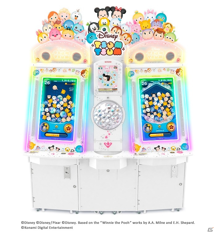 かわいい“ツムマスコット”と連動するAC版「ディズニー ツムツム」が本日より順次稼働！の画像1
