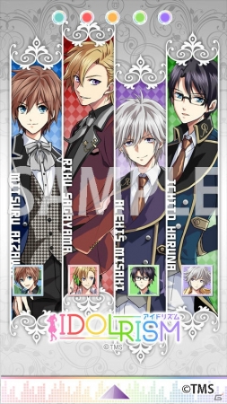 「アイドリズム」と“キャラキャラ・スクエア”がコラボ―人気投票上位の男性アイドルたちのAndroid用きせかえテーマが登場の画像2