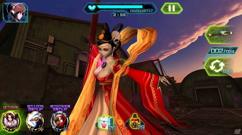 iOS/Android「BEAST BUSTERS featuring KOF」新たな武器やスペシャルミッションが追加されるバージョンアップが実装！の画像2