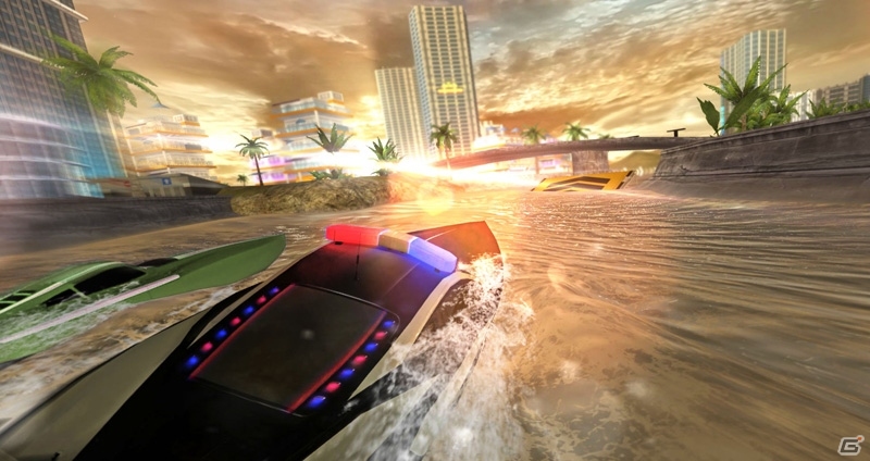 iOS/Android向けレースゲーム「Driver Speedboat Paradise」が4月に配信―若く無謀なスピードボートレーサーが犯罪組織を壊滅！の画像5