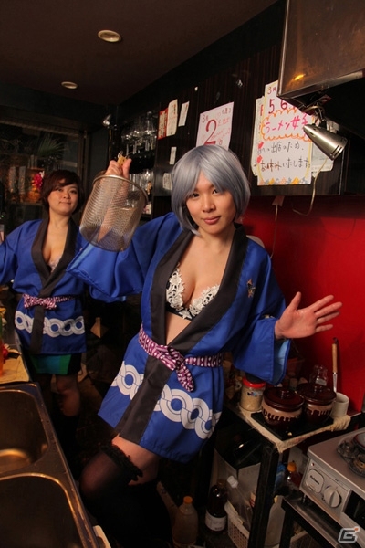 PS4/PS Vita「閃乱カグラ ESTIVAL VERSUS -少女達の選択-」目黒「らーめんBARスナック、居酒屋。」とのコラボが3月21日よりスタートの画像6