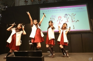 アニメキャラクターたちのライブをリズムゲームで楽しめる「ミラクルガールズフェスティバル（仮）」が発表！七森中☆ごらく部がゲストに登場した発表会をレポートの画像18