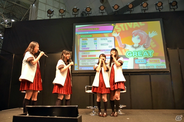 アニメキャラクターたちのライブをリズムゲームで楽しめる「ミラクルガールズフェスティバル（仮）」が発表！七森中☆ごらく部がゲストに登場した発表会をレポートの画像21