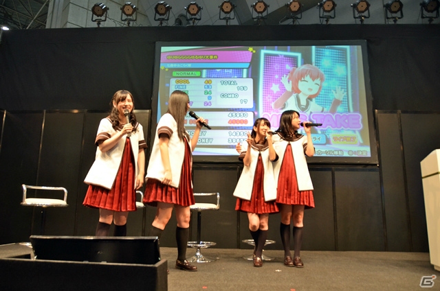 アニメキャラクターたちのライブをリズムゲームで楽しめる「ミラクルガールズフェスティバル（仮）」が発表！七森中☆ごらく部がゲストに登場した発表会をレポートの画像22