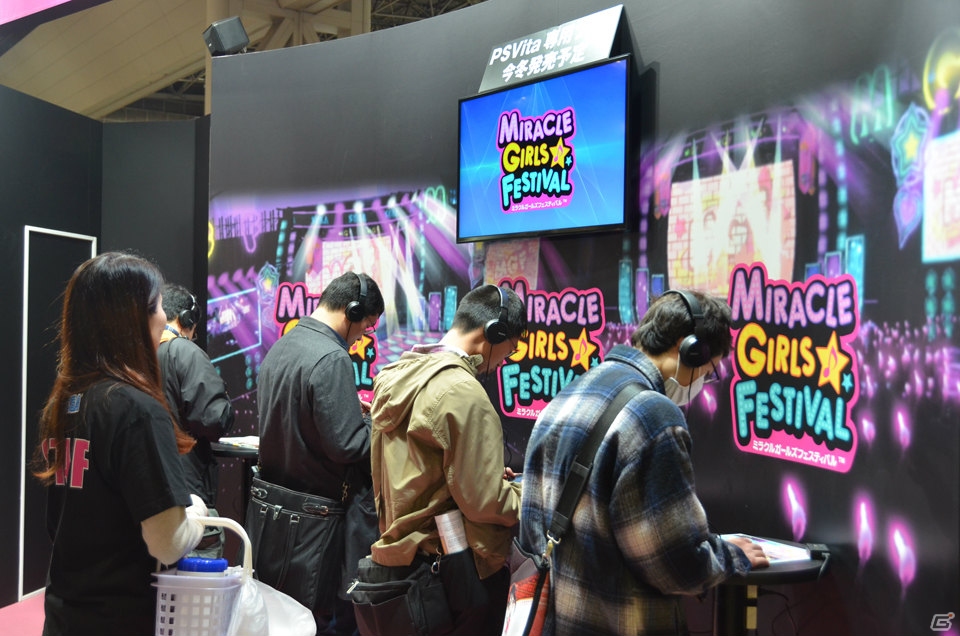アニメキャラクターたちのライブをリズムゲームで楽しめる「ミラクルガールズフェスティバル（仮）」が発表！七森中☆ごらく部がゲストに登場した発表会をレポートの画像23