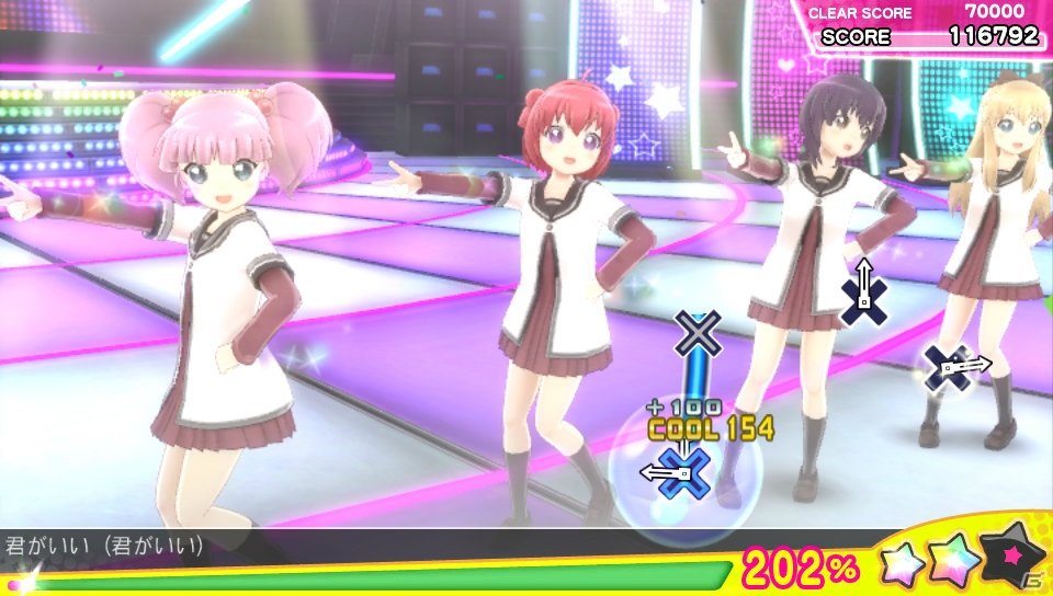 アニメキャラクターたちのライブをリズムゲームで楽しめる「ミラクルガールズフェスティバル（仮）」が発表！七森中☆ごらく部がゲストに登場した発表会をレポートの画像25