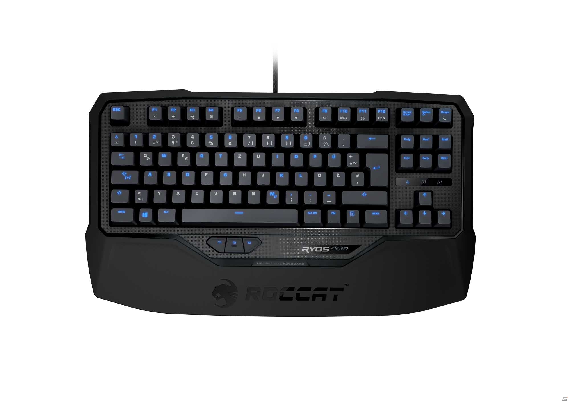 ROCCAT、メカニカルキーボード「Ryos TKL Pro」を3月に発売―ROCCAT Talkによって他デバイスとも連係が可能の画像1