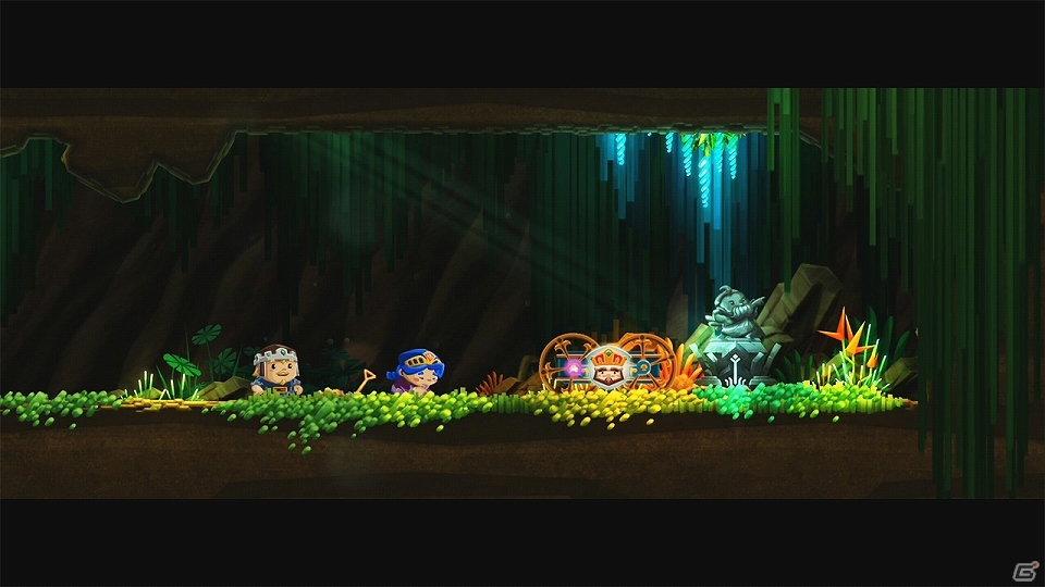 協力プレイでさまざまなギミックを暴け！PS4/Wii U向けアクション「チャリオット」が3月25日より配信―海外インディーゲームのローカライズタイトルの画像2