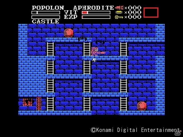 「プロジェクトEGG」KONAMIのアクションRPG「魔城伝説II ガリウスの迷宮（MSX版）」が配信の画像2