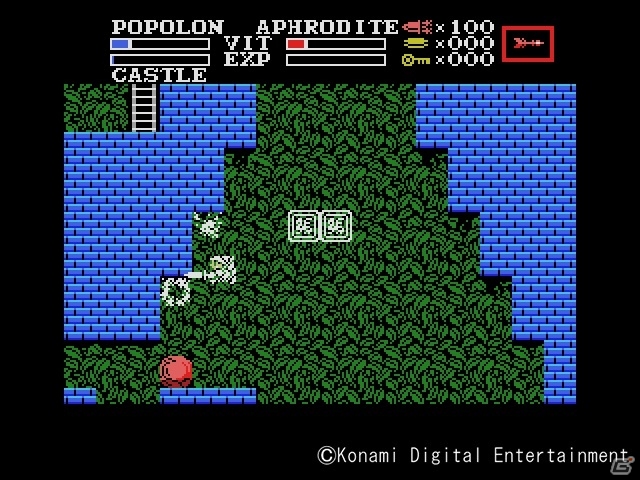 「プロジェクトEGG」KONAMIのアクションRPG「魔城伝説II ガリウスの迷宮（MSX版）」が配信の画像3