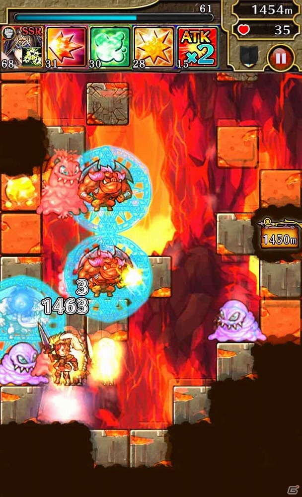 自分だけのパーティーでダンジョンを“掘ーりー”進むiOS/Android向けパズルアクション「ホーリーダンジョン」が配信開始！の画像8