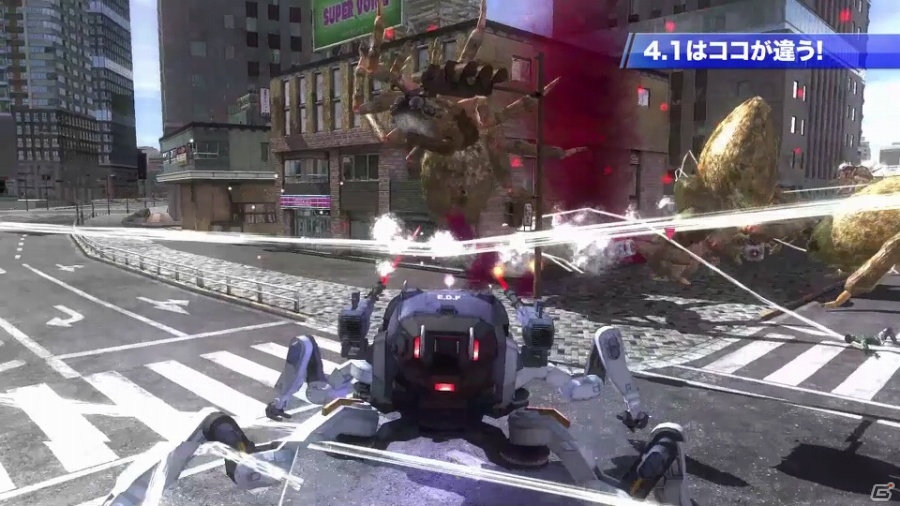PS4「地球防衛軍4.1 THE SHADOW OF NEW DESPAIR」歩行要塞バラムは無敵の兵器！新要素に着目したPV第3弾が公開の画像3