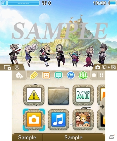 「レジェンド オブ レガシー」3DS用テーマに主人公勢揃いのスペシャルデザインがラインナップ！の画像1