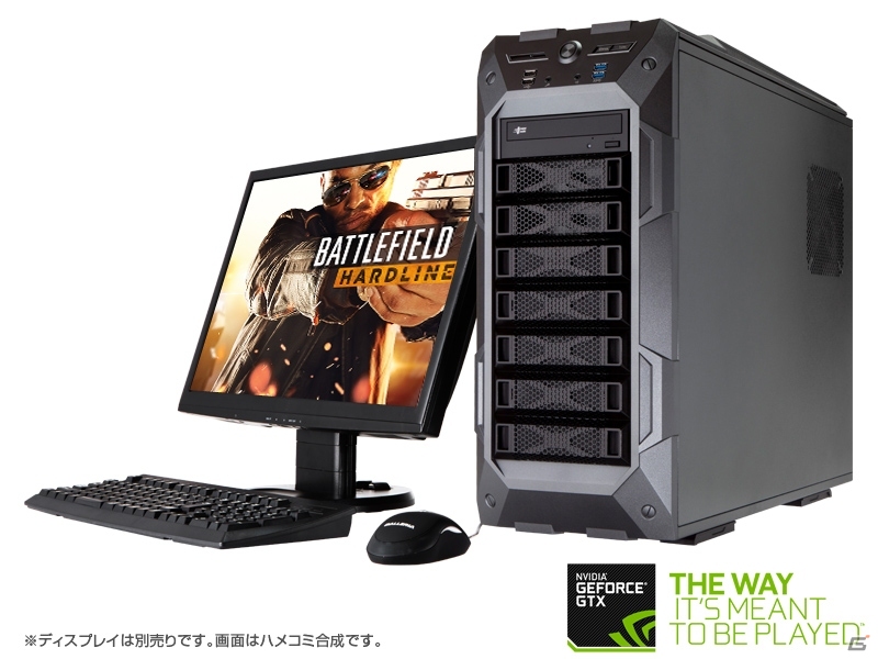 ドスパラ、「バトルフィールド ハードライン」推奨グラフィックスカード搭載のゲーミングPC計4機種を発売の画像1
