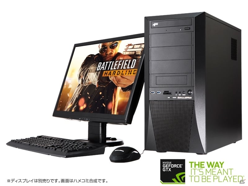 ドスパラ、「バトルフィールド ハードライン」推奨グラフィックスカード搭載のゲーミングPC計4機種を発売の画像2