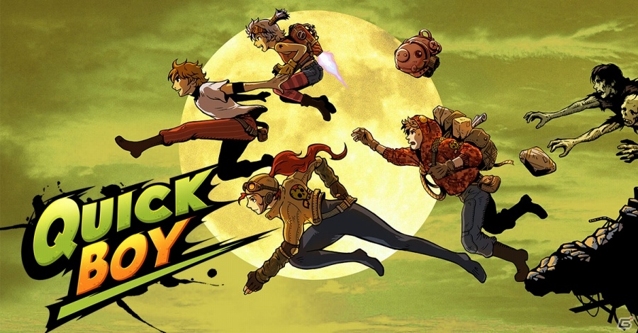 スチームパンクをテーマにした横スクロールランニングアクション「Quickboy」がiOS/Android向けに4月にリリース決定の画像1