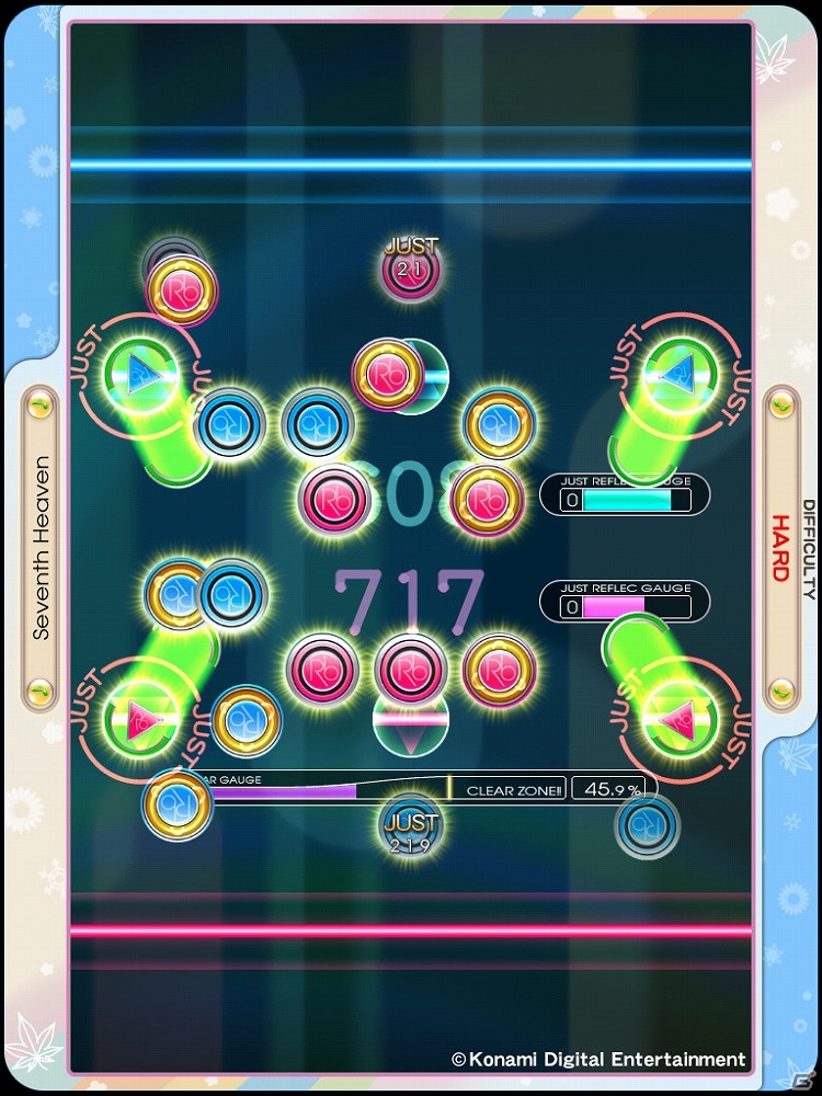 iOS/Android「jubeat plus」とiOS「REFLEC BEAT plus」キャッチーなメロディが魅力のダンスサウンドを収録した「Seventh Heavenパック」が配信！の画像2