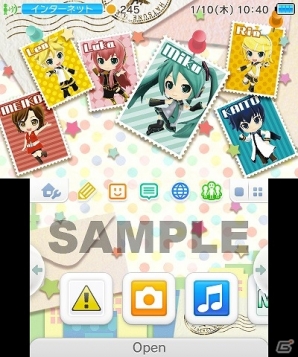 3ds 初音ミク Project Mirai でらっくす オリジナルテーマやキーホルダーなどがラインナップ 店舗別予約特典第1弾が公開 ゲーム情報サイト Gamer