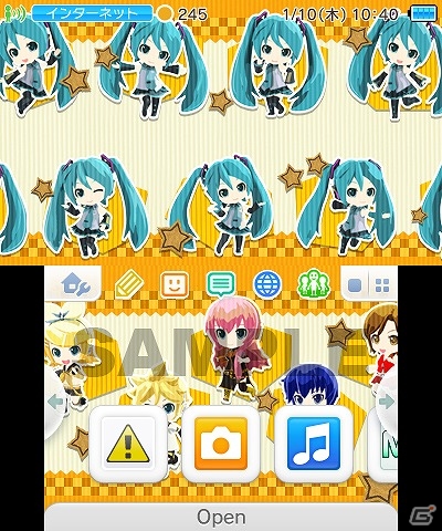 3DS「初音ミク Project mirai でらっくす」オリジナルテーマやキーホルダーなどがラインナップ！店舗別予約特典第1弾が公開の画像7