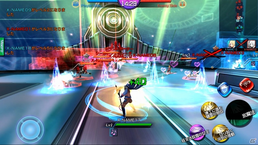 スマートフォンで多人数MOBA！チーム対戦型アクション「X-world」Android向けαテストが開始の画像7