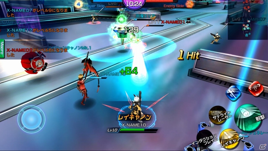 スマートフォンで多人数MOBA！チーム対戦型アクション「X-world」Android向けαテストが開始の画像9