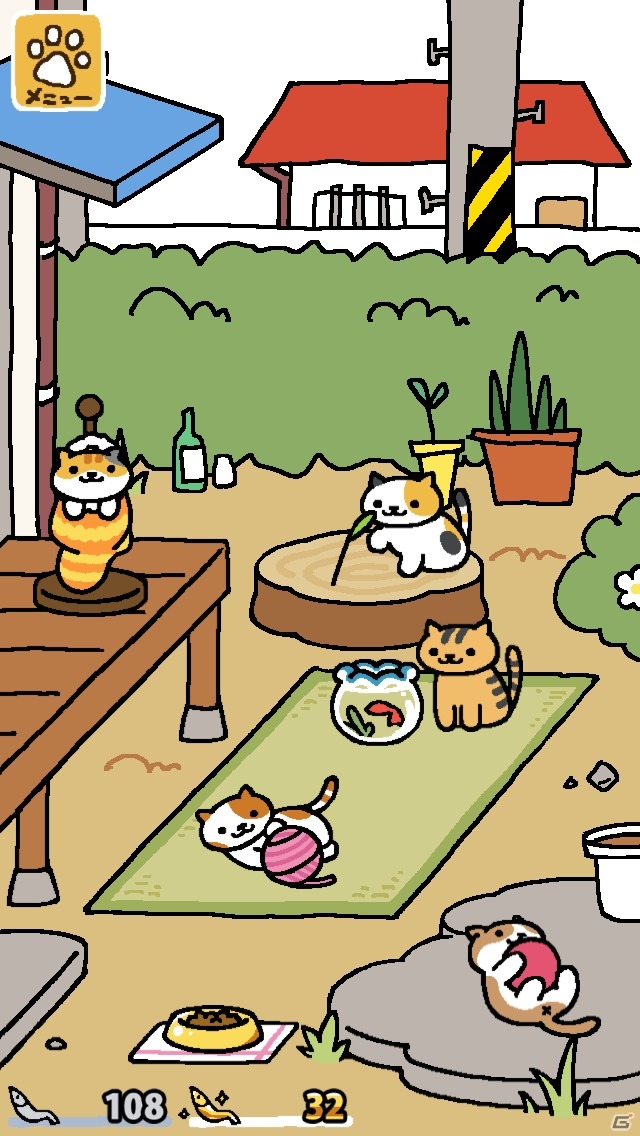 ネコを集めるだけの癒やし系ゲーム！iOS/Android「ねこあつめ」を紹介する今週のおすすめスマホゲームアプリレビューの画像1