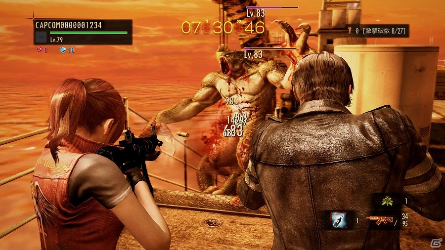 「バイオハザード リベレーションズ2」レイドモードのオンライン協力プレイに対応！全ステージの難易度調整が施された「コード・レッド」もの画像7