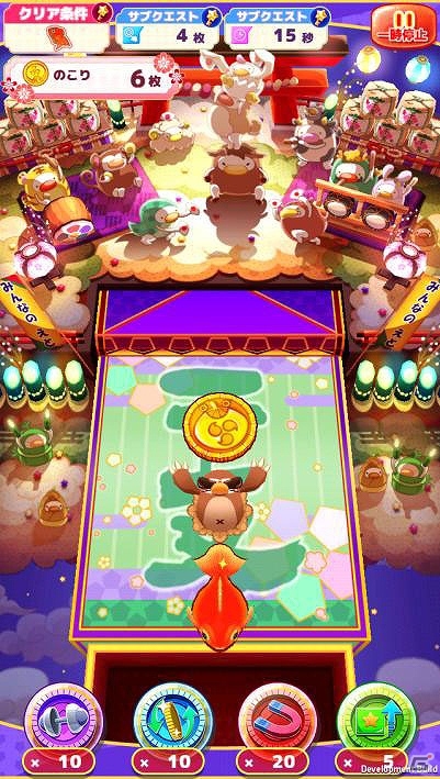 iOS「ご当地きゃら祭 コインdeパズル」干支をテーマにした新マップが追加！「くまモン」や「とち介」ら5体の新キャラも登場の画像2