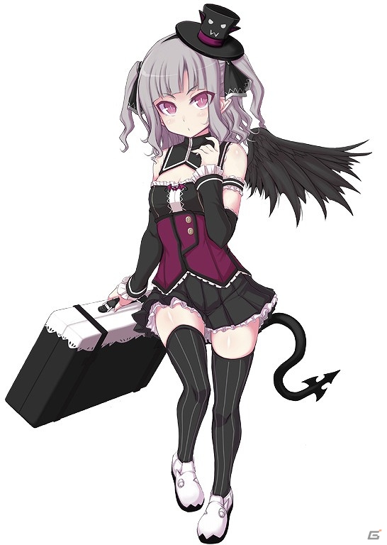 ニコニコアプリ「桃色大戦ぱいろん・生」悪魔の血を濃く受け継いだアキュラの妹「ヘルロッテ」が登場！の画像1