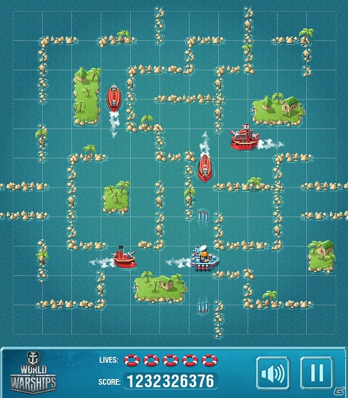 レトロな海戦ゲーム「World of Warships Ocean Drift」が公開！戦場の場を宇宙に移した新規タイトル「World of Spaceships」が発表の画像7