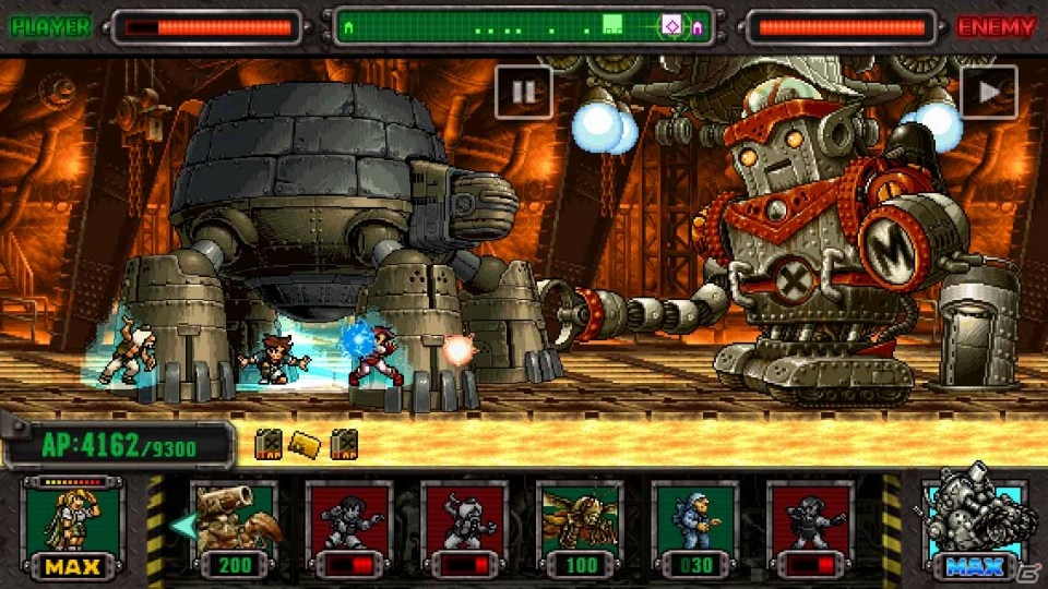 iOS/Android「メタルスラッグ ディフェンス」メタルスラッグ史上最大級のユニット「ストーンタートル」が登場！KOFから「椎 拳崇」「鎮 元斎」が参戦の画像2