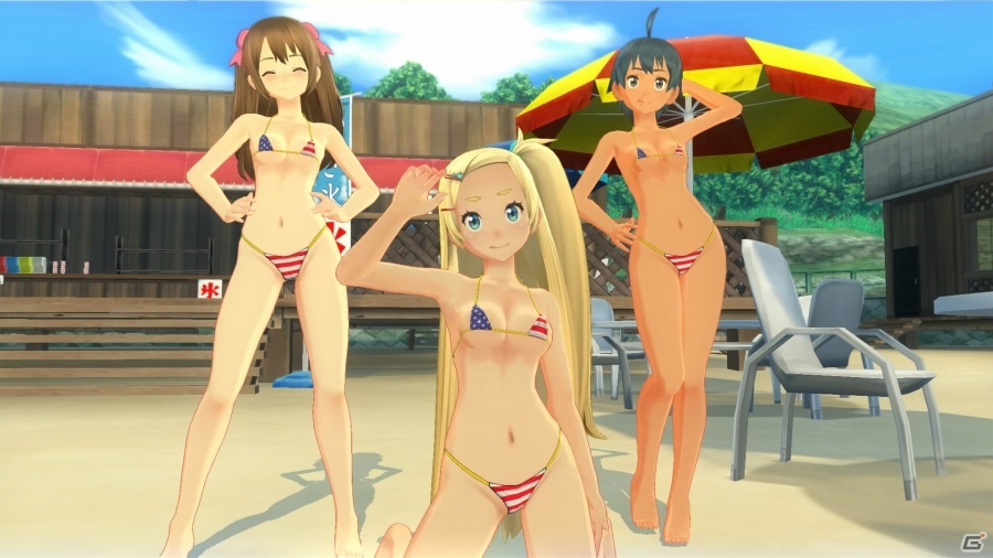 PS4/PS3「夏色ハイスクル★青春白書（略）」店舗特典がセクシーな「極小ビキニ」「描き下ろしタペストリー」などに決定！の画像3