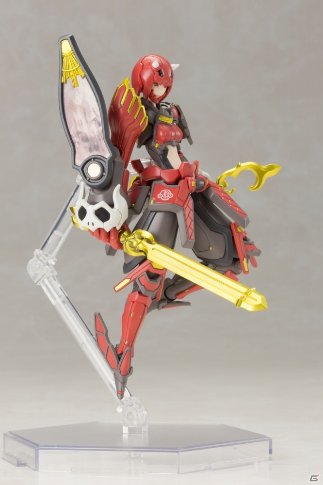 「ファンタシースターオンライン2」新キャスト「朱鬼姫シキ」プラモデルが8月に発売―原型製作＆キャラクターデザインは浅井真紀氏の画像3