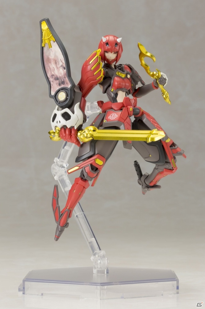 「ファンタシースターオンライン2」新キャスト「朱鬼姫シキ」プラモデルが8月に発売―原型製作＆キャラクターデザインは浅井真紀氏の画像5