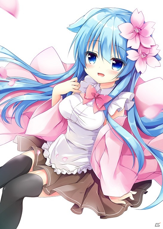 ニコニコアプリ「桃色大戦ぱいろん・生」桜をイメージした「吽行」「日ノ屋すず」の春限定verが登場！の画像1